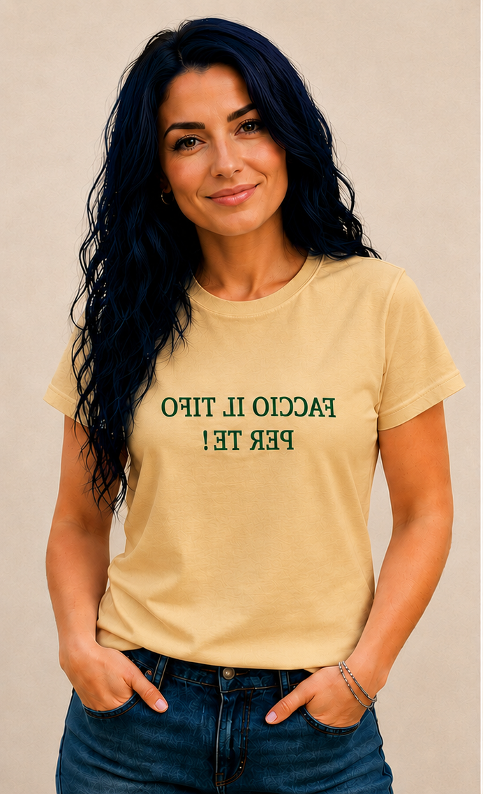 T-Shirt donna beige fronte
