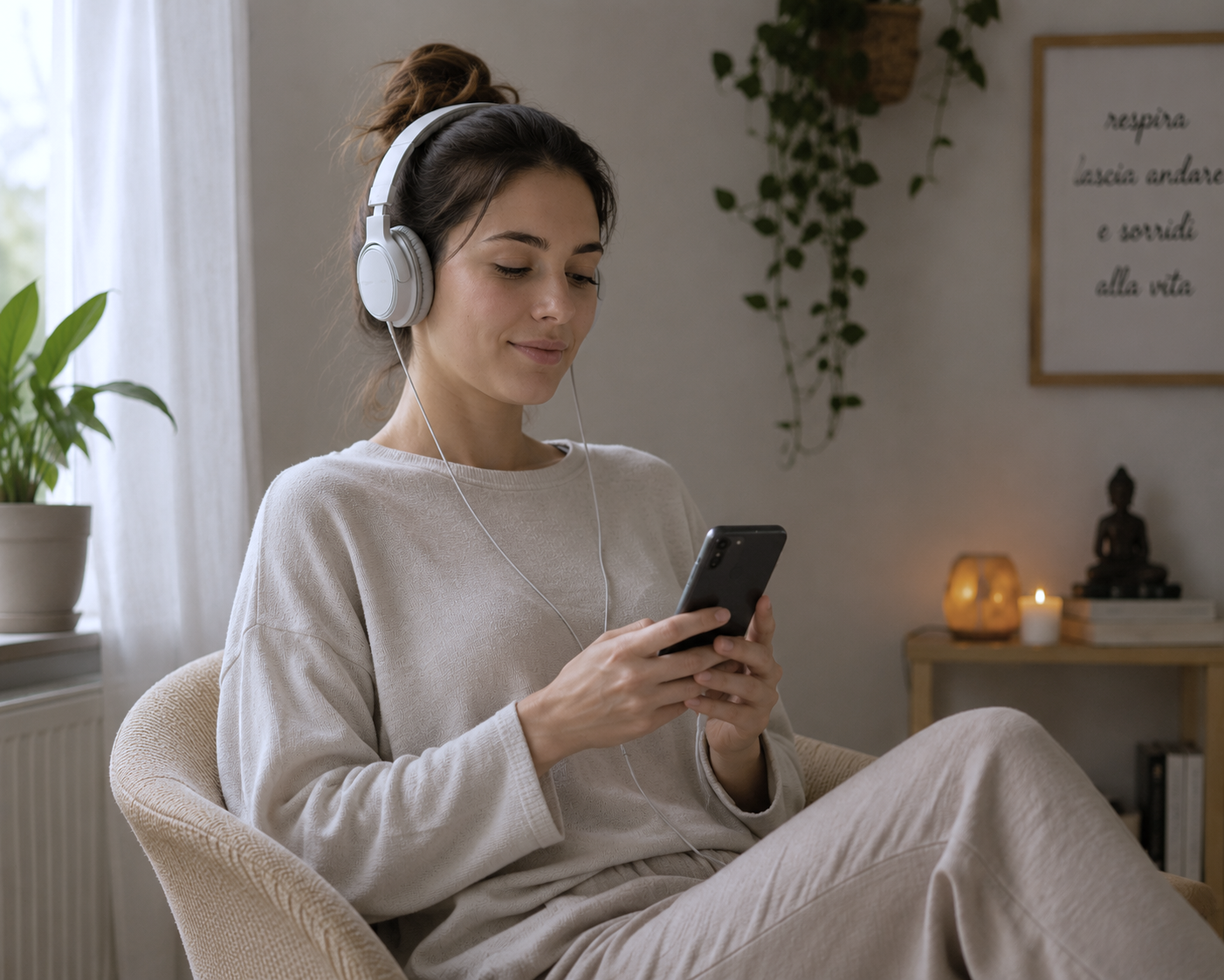 Donna in meditazione — Meditazioni Audio ADE
