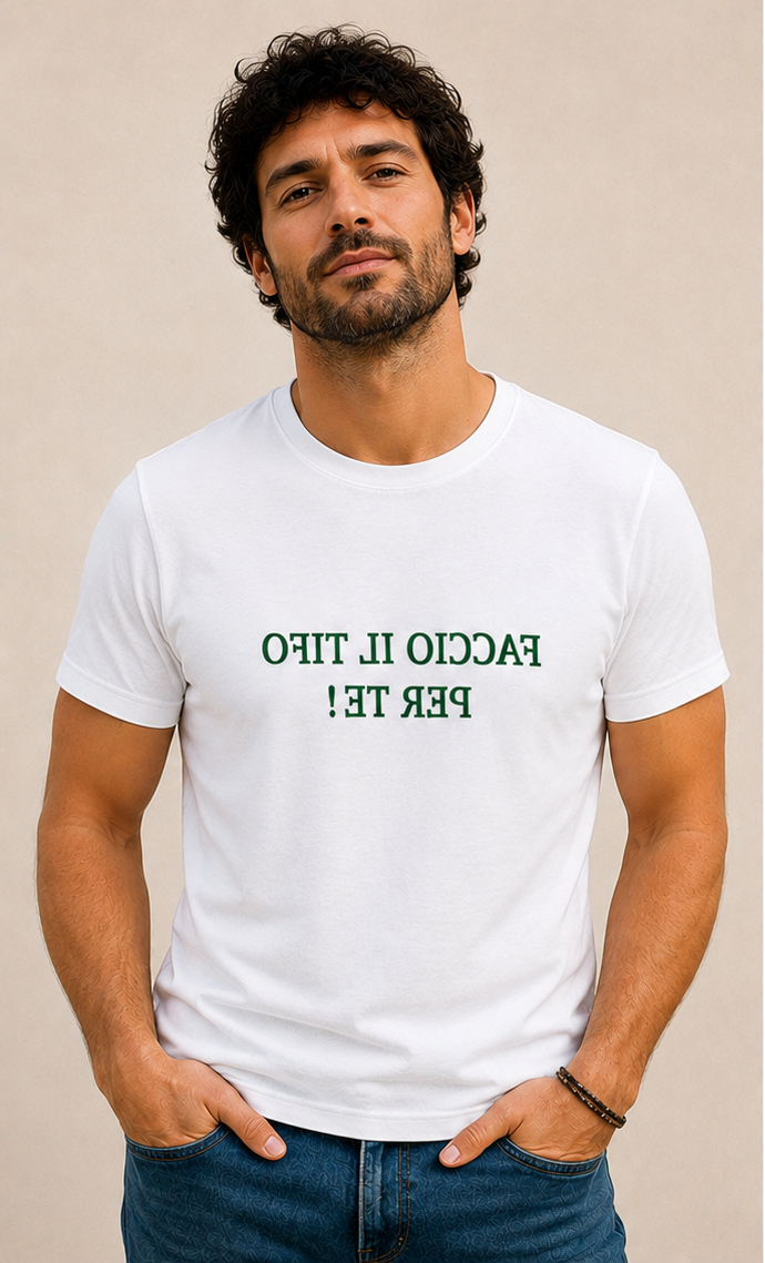 T-Shirt uomo bianco fronte