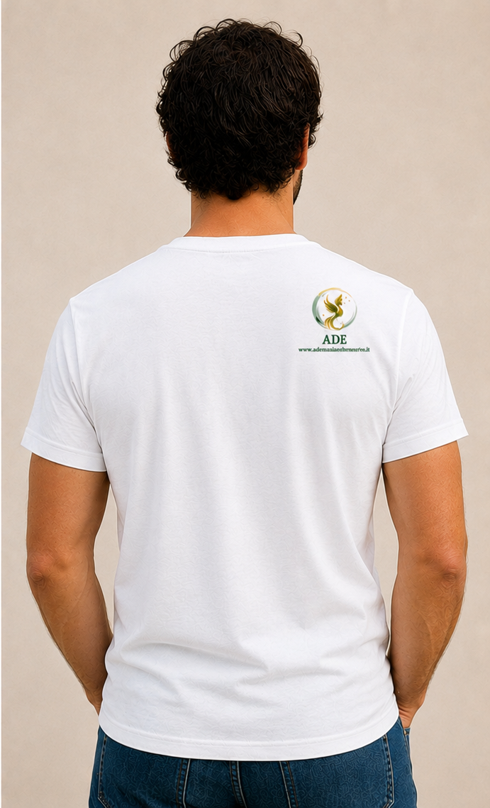 T-Shirt uomo bianco retro
