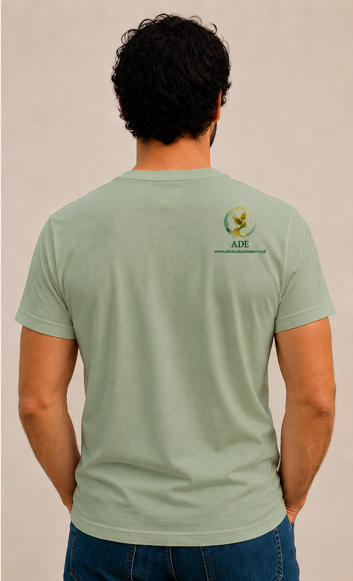 T-Shirt uomo verde retro