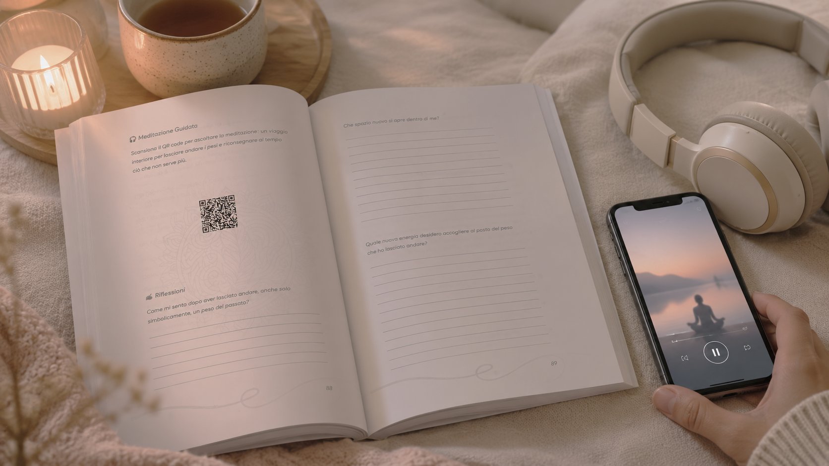 Meditazione guidata con QR code